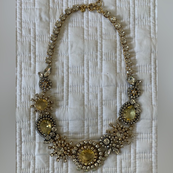 J.Crew Neutral Colors Statement Necklace - Rare - Picture 1 of 6